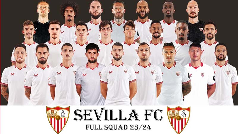 Đội hình thi đấu chính thức của Sevilla