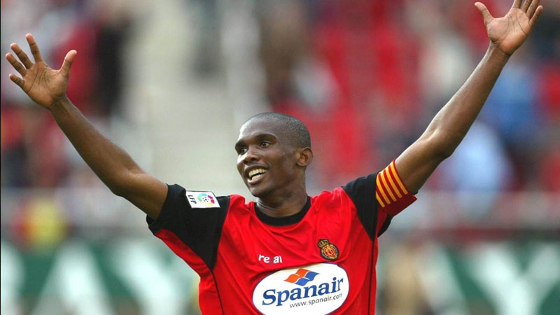 Samuel Eto’o đã khoác áo Mallorca kể từ năm 2000 cho tới năm 2004